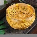 Woven Storage Basket - Round Organizer Basket