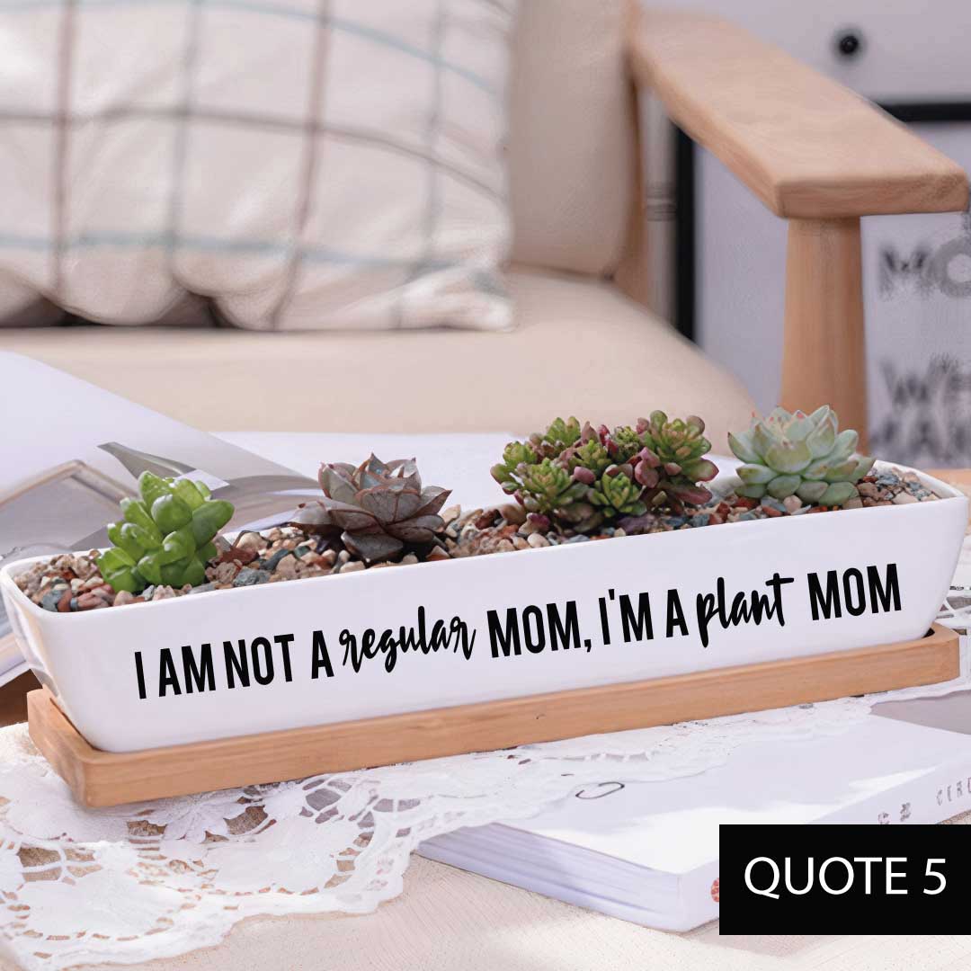 Message in a Planter - 7" Long